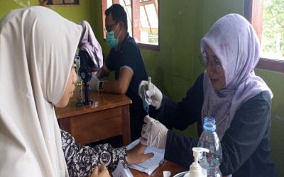 Puskesmas Kec Arjosari Gelar Screning Kesehatan Siswa MA Pembangunan Kikil